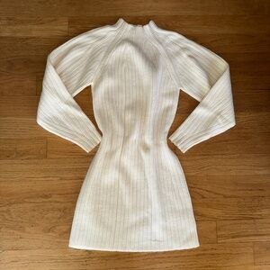 August Sky Turtleneck Sweater Dress